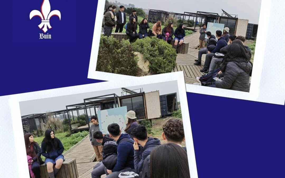 Visita de estudiantes del Plan Diferenciado Biología de los Ecosistemas al Parque Humedal Río Maipo en Santo Domingo, Región de Valparaíso