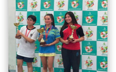 Estudiante destacada: Tercer lugar en campeonato provincial de tenis de mesa