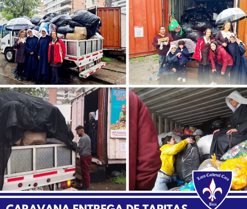 Caravana Entrega de Tapitas a la Fundación Damas de café del Hospital Luis Calvo Mackenna