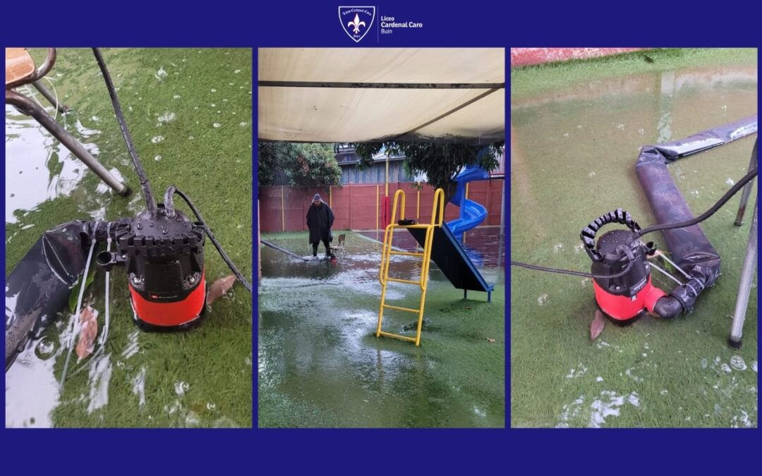 En operación nuevas bombas de agua sumergibles para evitar anegamientos en nuestro colegio