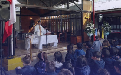 Misa por la Patria en Sección Pre-Básica: instancia de oración por Chile y las intenciones de los estudiantes más pequeños de nuestro colegio