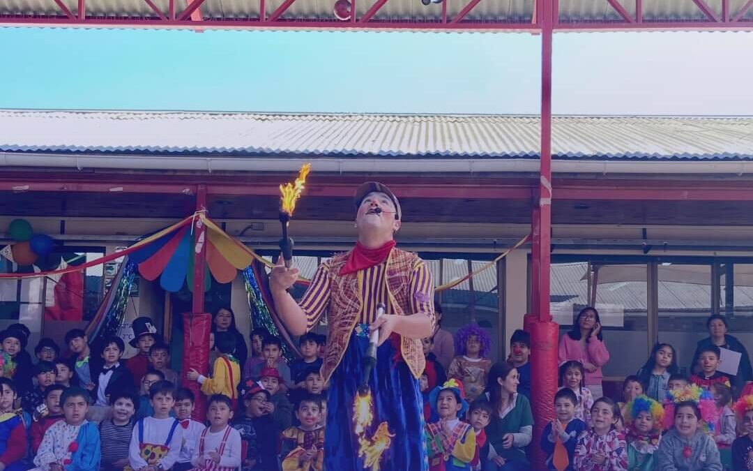 62.° Aniversario Liceo Cardenal Caro: la magia del circo cautiva a niños de nuestra comunidad educativa