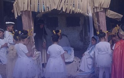 Pesebre Viviente en Sección Pre-Básica representó el Nacimiento del Niño Jesús