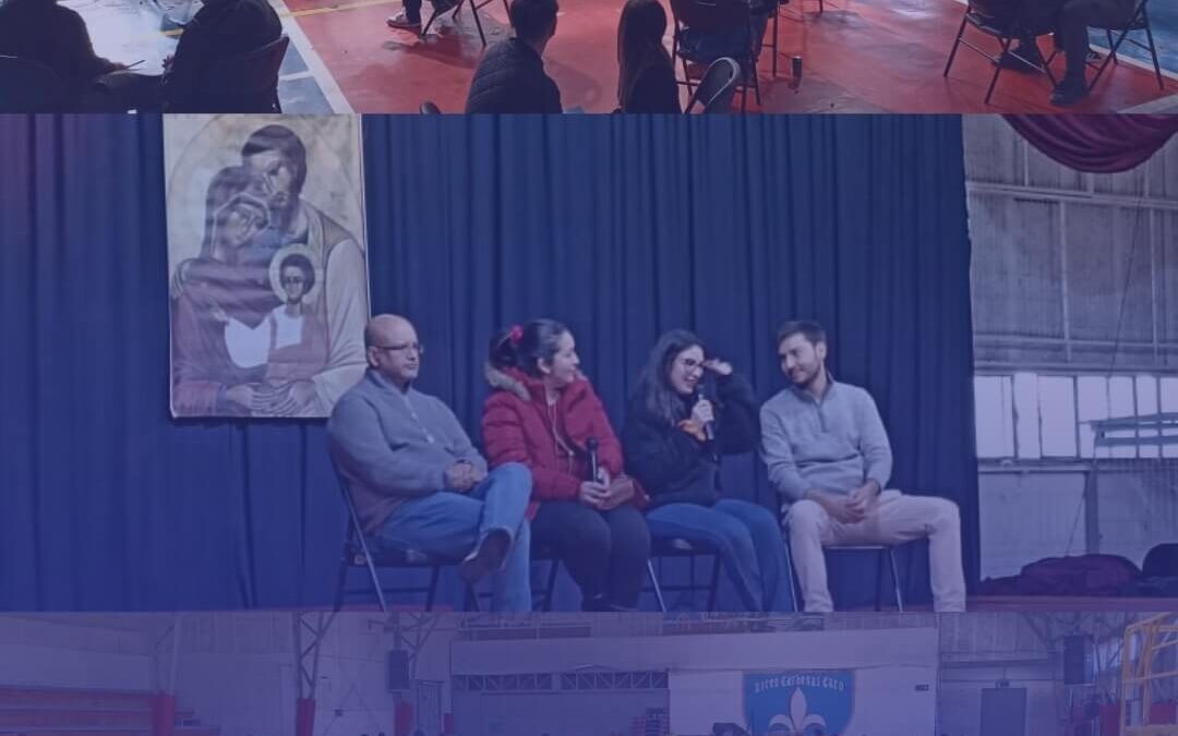 Primer encuentro de pololos en Sección Media: Importancia de la fe y la sana convivencia en las relaciones afectivas