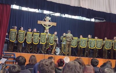 Presentación de la Banda Instrumental de la Escuela de Carabineros del General Carlos Ibáñez del Campo en Sección Media