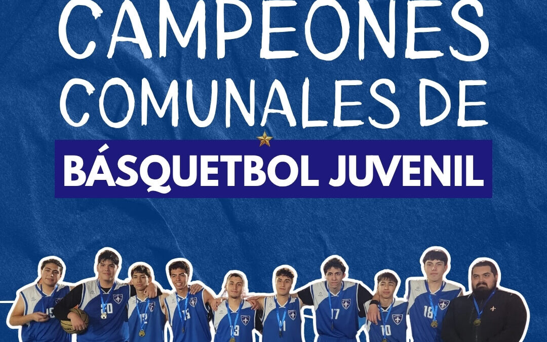 Orgullo cardenalino: Campeones comunales de básquetbol juvenil