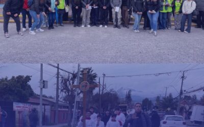 Peregrinación al Santuario de Maipo: Comunidad educativa cardenalina se hace presente en el día de la Asunción de la Santísima Virgen María