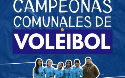 Equipo femenino de voleibol del Liceo Cardenal Caro gana campeonato comunal