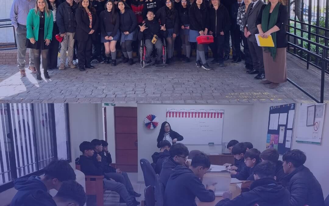 Educación Ciudadana: Estudiantes de Sección Media visitan el Juzgado de Letras de Buin