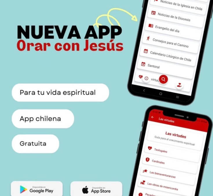 Orar con Jesús: Aplicación de oraciones y devociones creada por el Obispado de San Bernardo