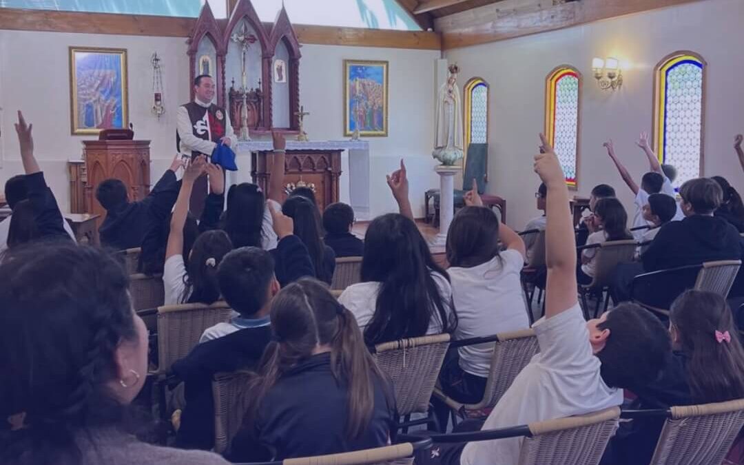 Delegados de Pastoral de Sección Básica visitan la Casa Religiosa de los Heraldos del Evangelio en Peñalolén