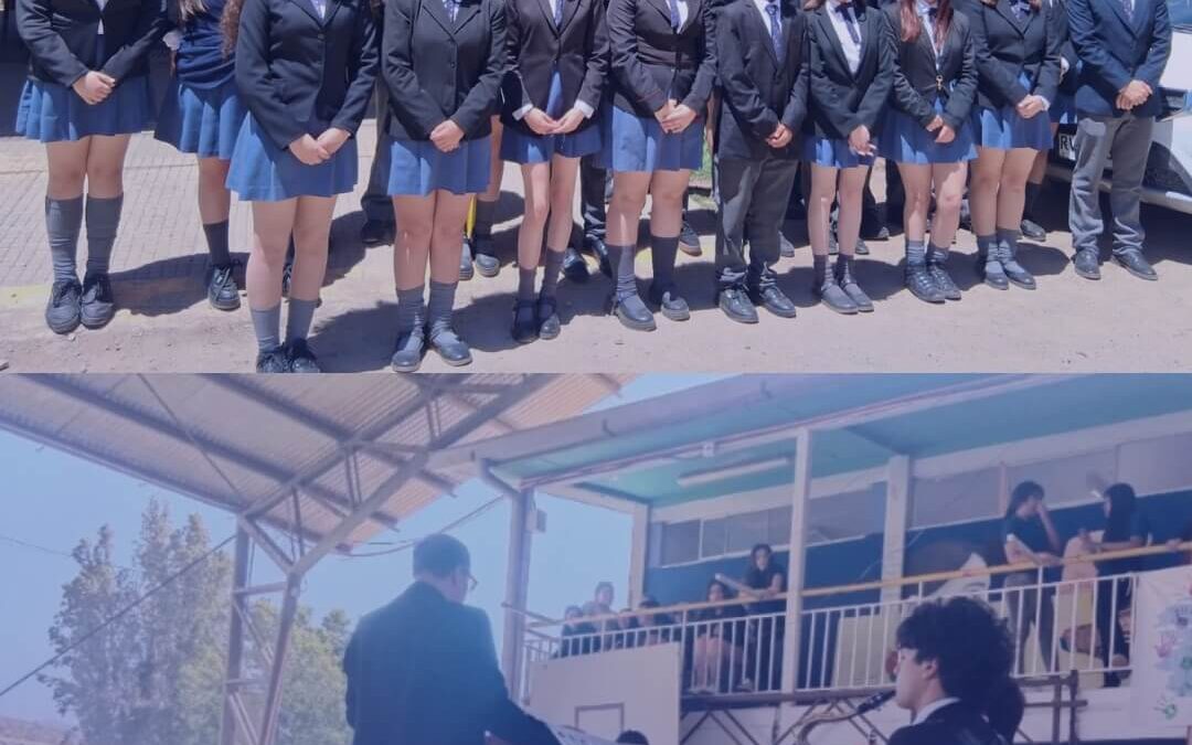 Banda Instrumental Liceo Cardenal Caro culmina actividades por su 60° Aniversario con concierto educativo en colegio de Paine