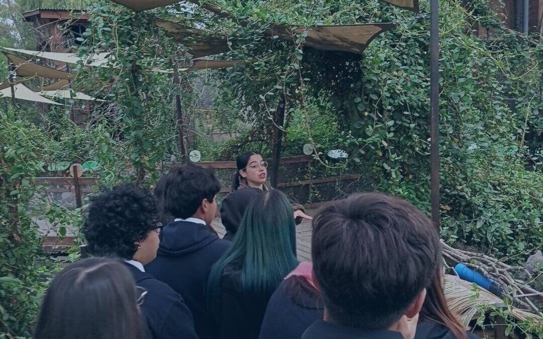 Bioparque BuinZoo: Estudiantes de Sección Media participan en encuentro destinado al cuidado y conservación del entorno 