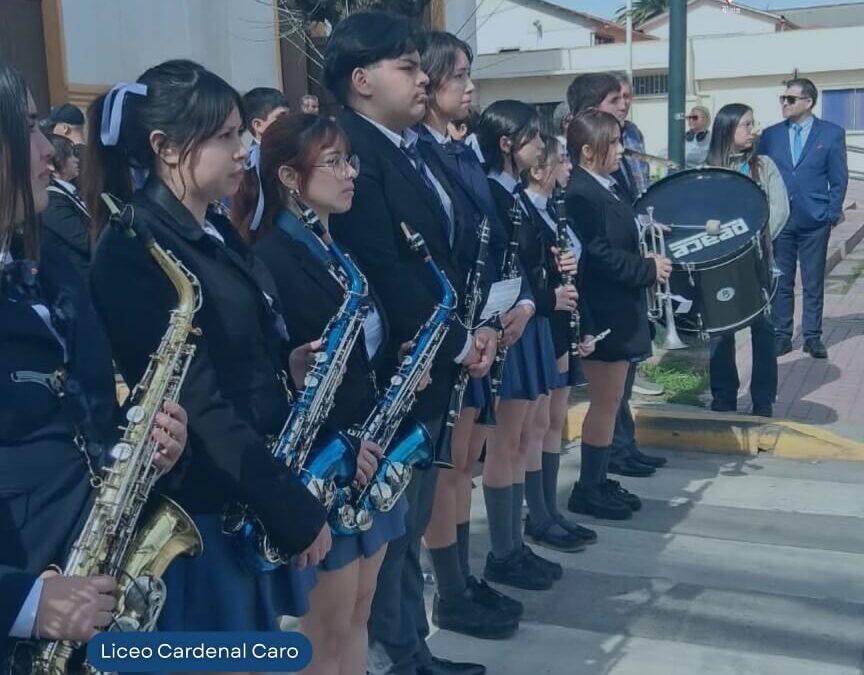 A pocas semanas de Fiestas Patrias: Gran presentación de la Banda Instrumental LCC en tradicional desfile en Buin