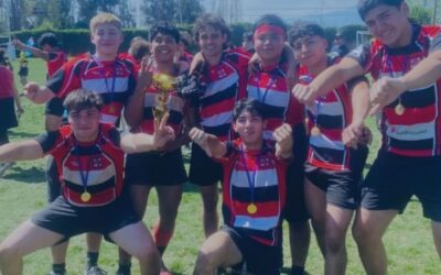 Estudiantes cardenalinos destacan en torneo de rugby y se coronan campeones invictos