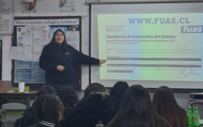 Actividad de orientación vocacional para estudiantes de Cuarto Medio
