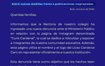 Comunicado sobre nuevas medidas frente a publicaciones inapropiadas